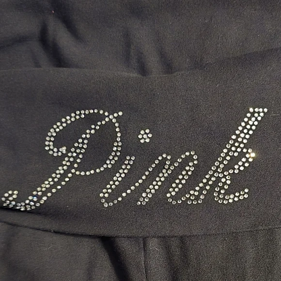 PINK Victoria's Secret Cotton Foldover Flare Leggings - Picture 3 of 4